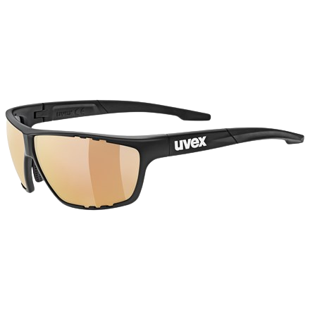 Okulary UVEX Sportstyle 706 CV V czarny mat/ lustrzana czerwień