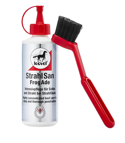 Przejdź do produktu Preparat LEOVET Strahlsan do gnijącej podeszwy i strzałki kopytowej 200ml