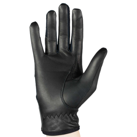Rękawiczki HORZE Mesh z siatką skórzane damskie czarne3.png