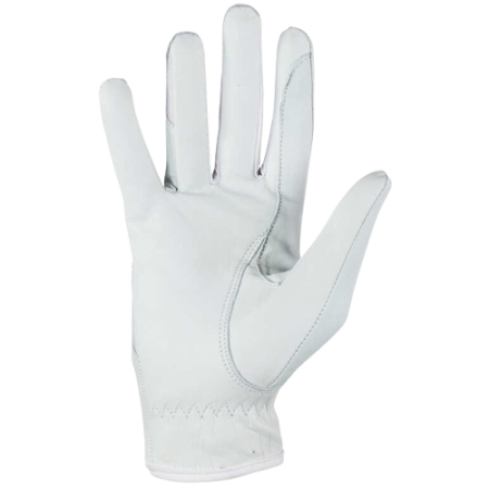Rękawiczki HORZE Mesh z siatką skórzane damskie białe3.png