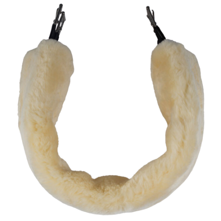 Ochraniacz na popręg HORZE z naturalnego futra Harleigh