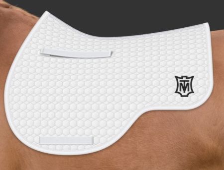 Czaprak MATTES Eurofit wszechstronny biały M obustronne logo 24H