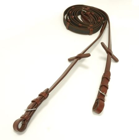 Wodze CANTER CLUB gumowane drobnoplecione orzechowe.jpg