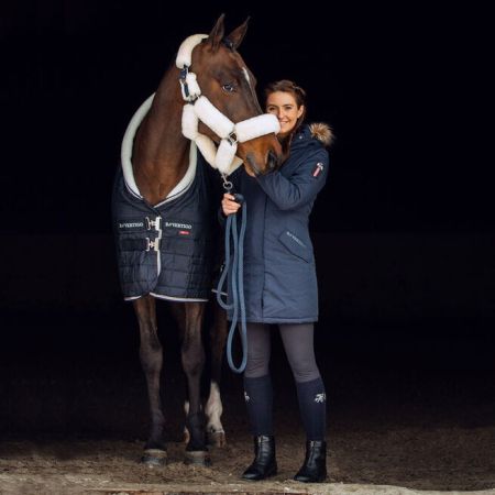 Derka B Vertigo stajenna Theo, 150 g ciemnogranatowa