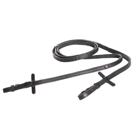 Wodze skórzane START HiddenStopsGrip czarne