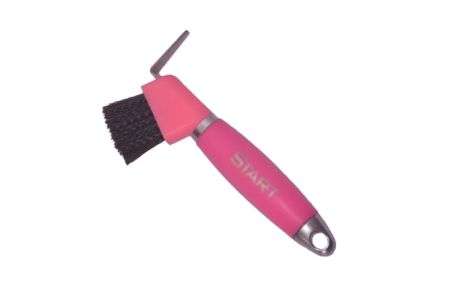 Kopystka START ze szczotką z żelową rączką różowa