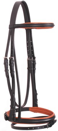 Ogłowie DAW-MAG sportowe podszywane bez wodzy