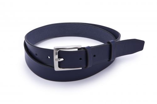 Pasek skórzany PK Blue Navy