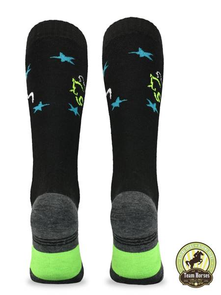 Podkolanówki jeździeckie COMODO SJWZ - czarne