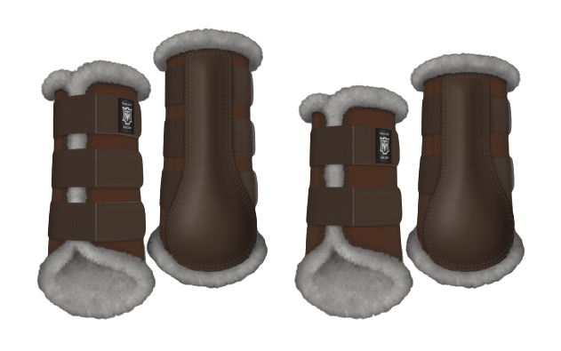 Ochraniacze MATTES Professional szaro brązowe.png